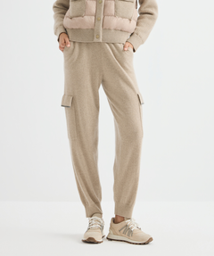 Cashmere knit jogger pants | BD3621770