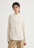 Wool bib-front shirt | KL9623924