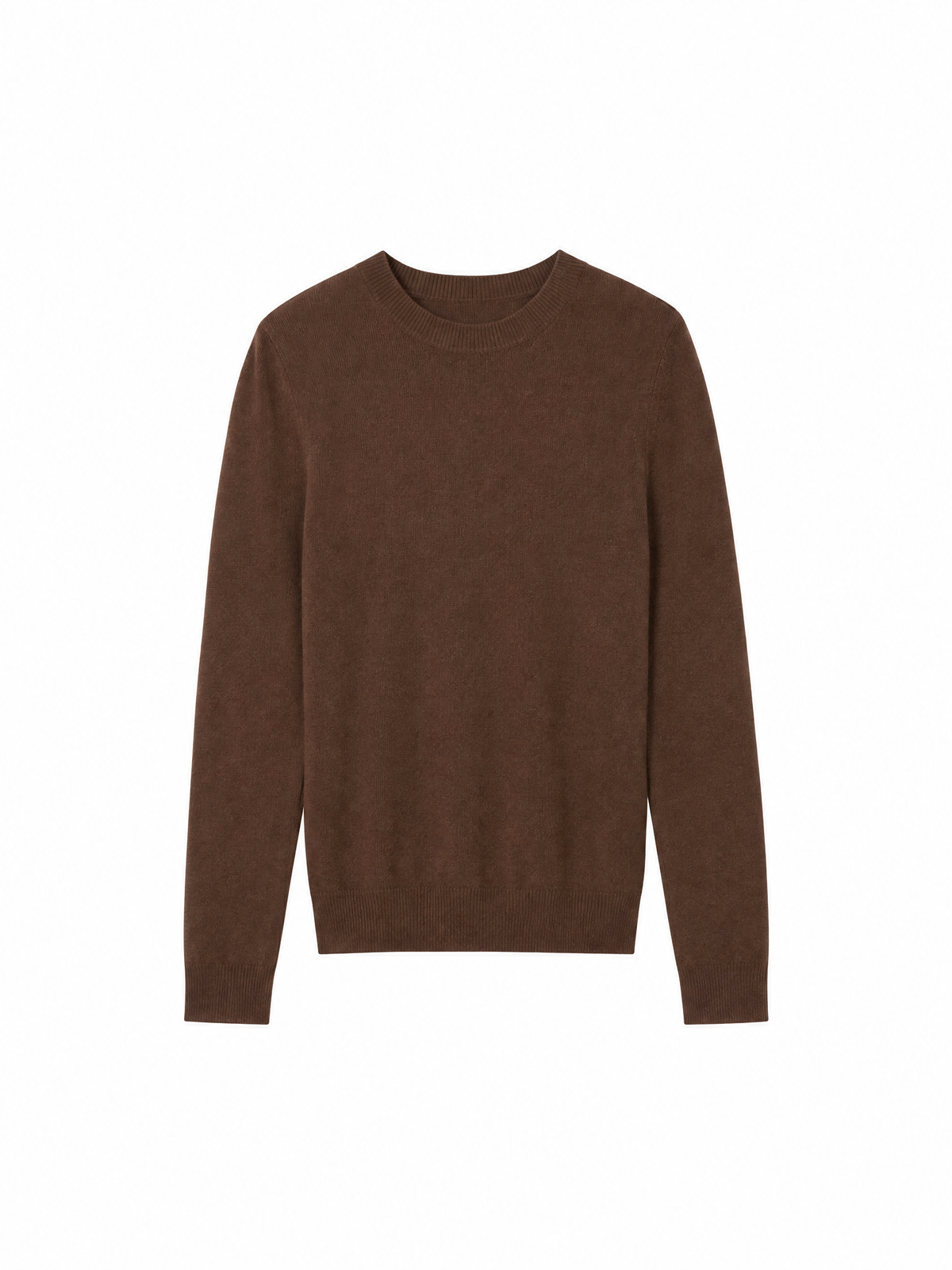 Wool crewneck sweater — Flat-lay view