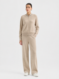 Cashmere zip cardigan — Front view