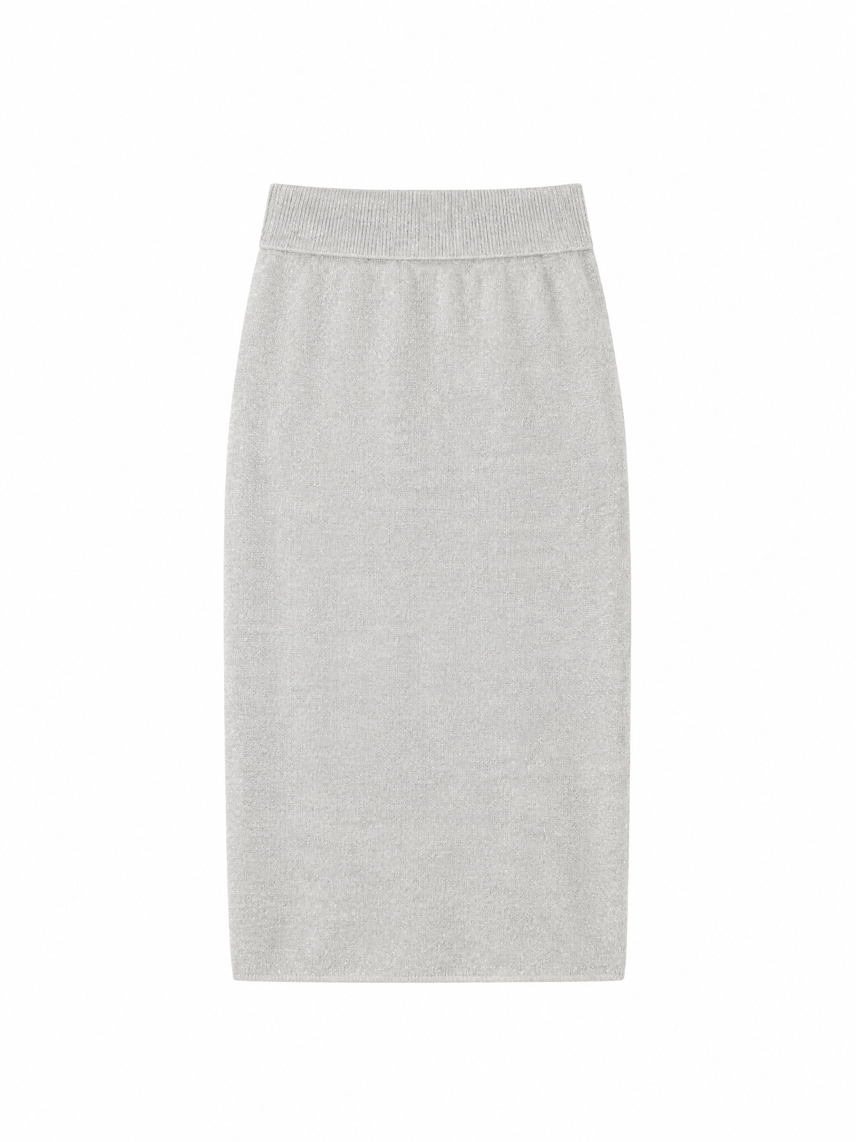 Knit midi skirt — Flat-lay view