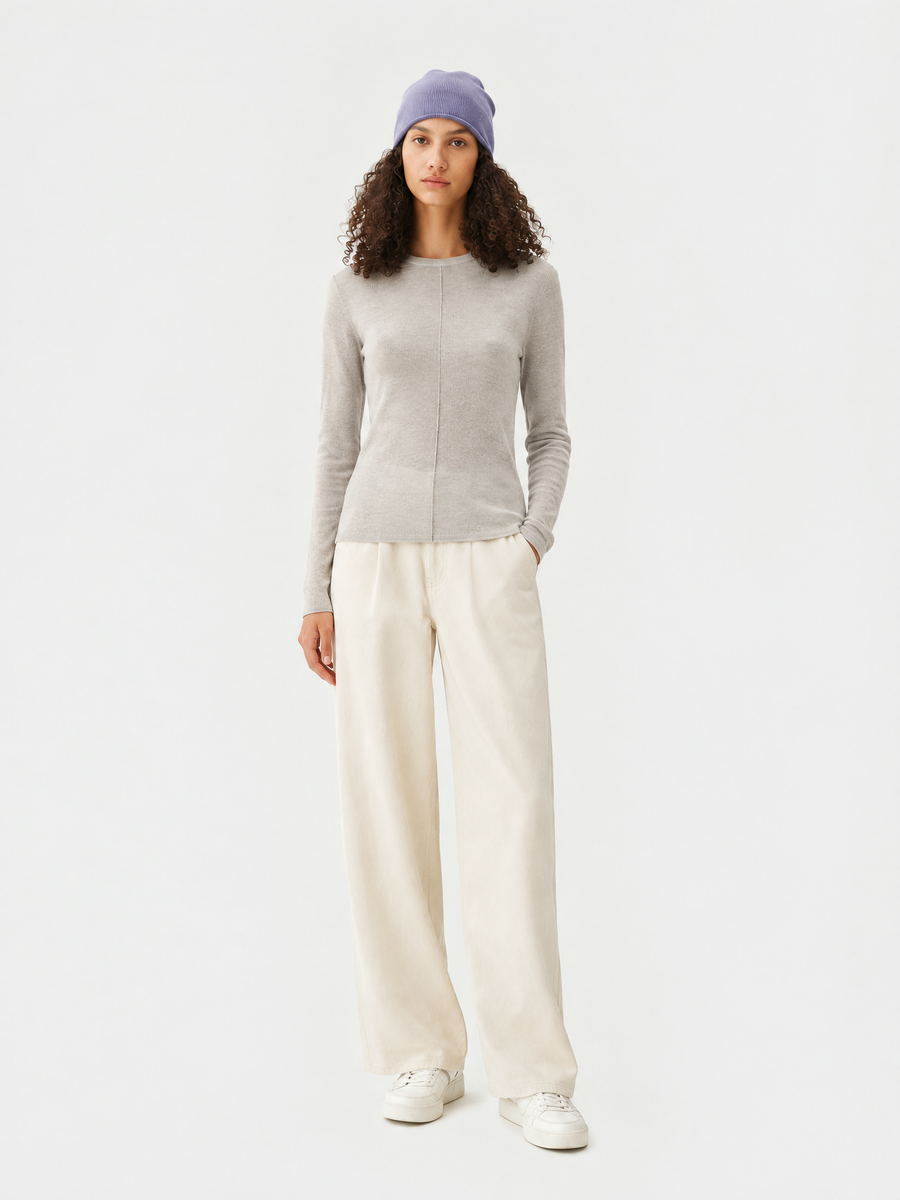 Crewneck knit sweater